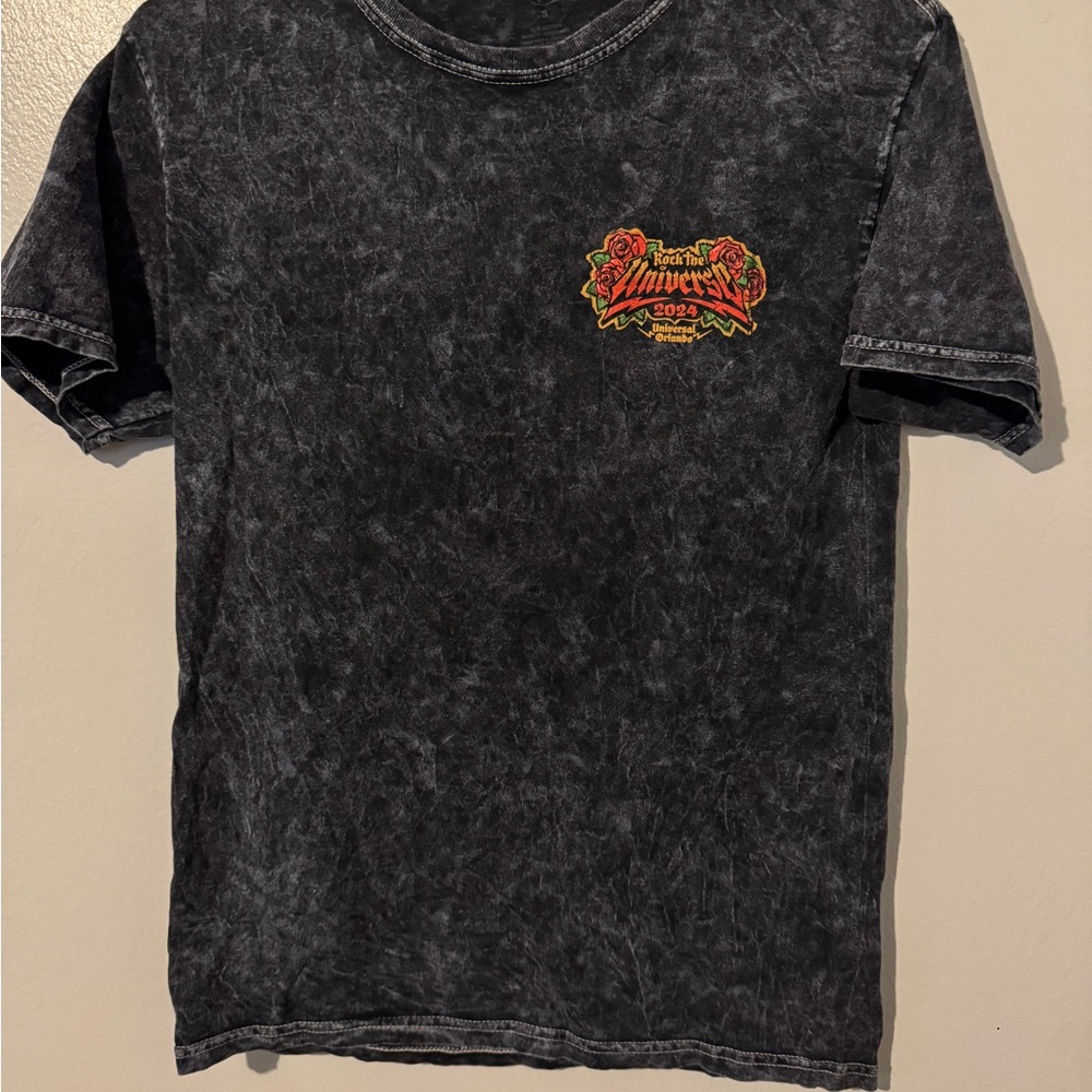 2024 Rock the Universe Universal Orlando Black Graphic T-Shirt